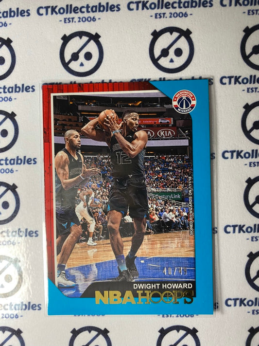 Dwight Howard #40/49 Teal parallel 2018-19 Hoops basketball