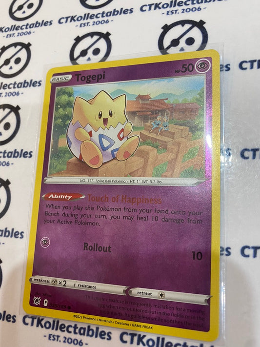 Togepi Reverse Holo #055/189 2022 Sword & Shield Astral Radiance Pokemon Card