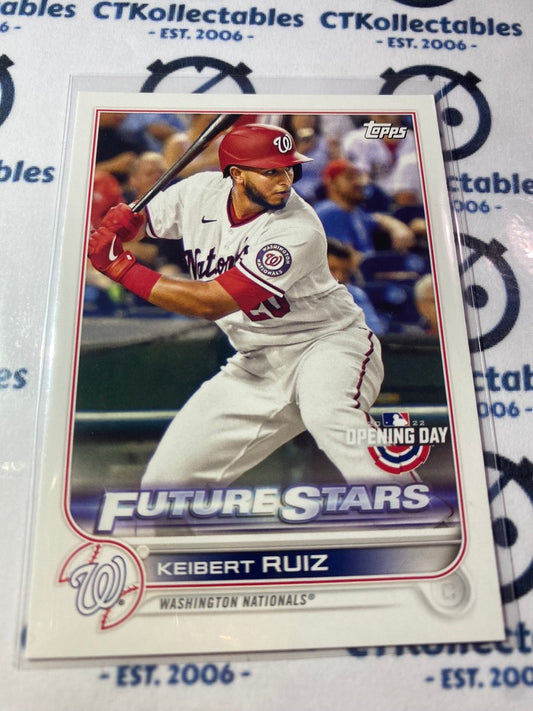 2022 Topps Opening Day Baseball Keibert Ruiz Future Stars #14 Nationals
