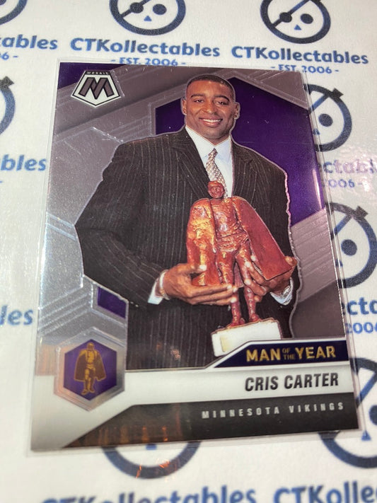 2021 Panini NFL Mosaic Cris Carter Man of the Years Base #277 Vikings