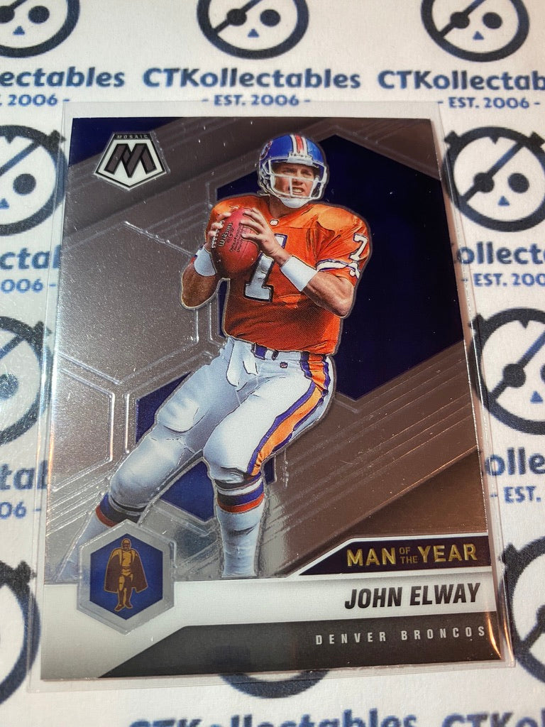 2021 Panini NFL Mosaic John Elway Man of the Year #279 bronco