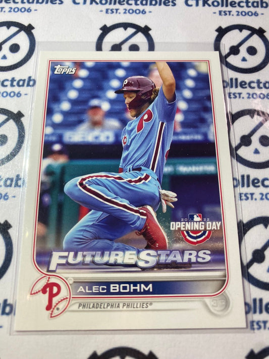 2022 Topps Opening Day Baseball Alec Bohm Future Stars #97 Phillies