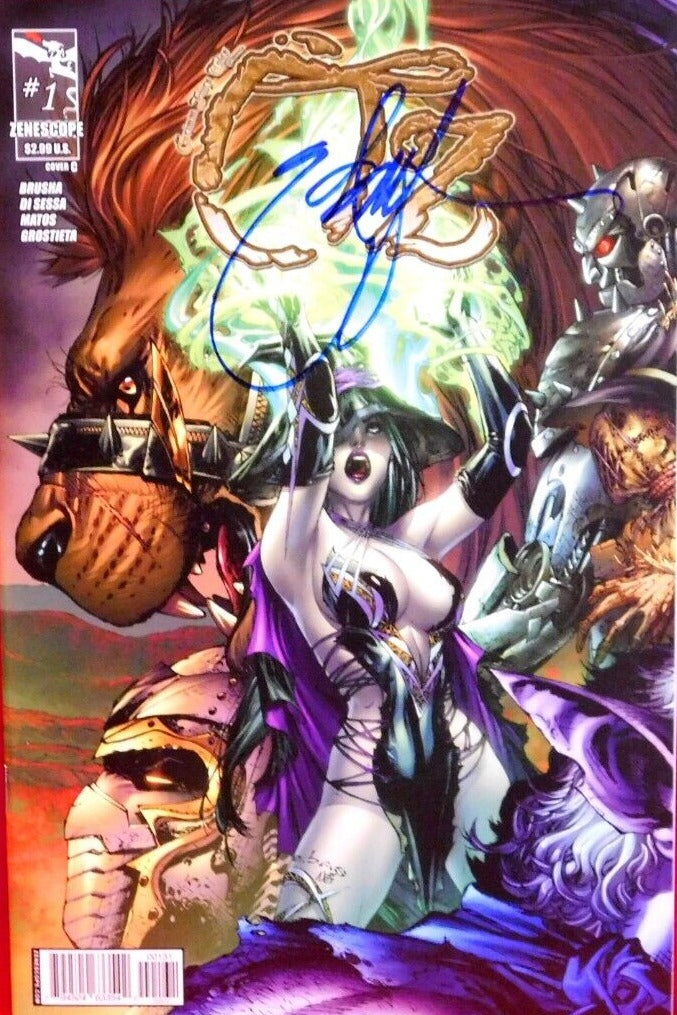 OZ # 1 GRIMM FAIRY TALES VARIANT C COVER C.O.A. SIGNED ERIC BASALDUA ZENESCOPE COMIC BOOK 2013