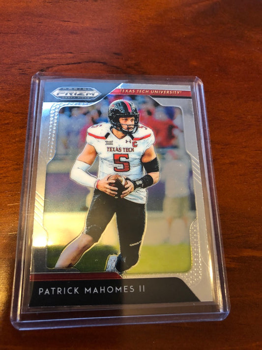 Patrick Mahomes II 2019 Panini Prizm Draft  #72 Texas Tech