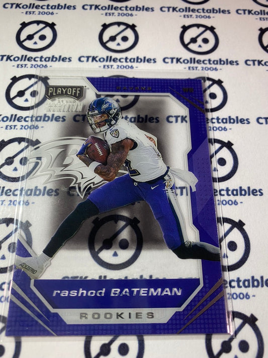 2021 NFL Chronicles Playbook Momentum Rashod Bateman rookie card RC #PMR-13