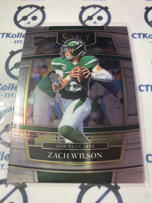 2021 NFL Panini Select Zach Wilson Concourse rookie card RC #44 Jets
