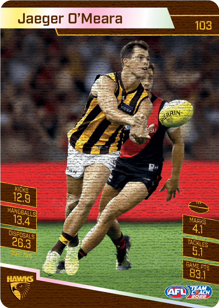 2022 AFL Teamcoach Canvas #103 Jaeger O’Meara