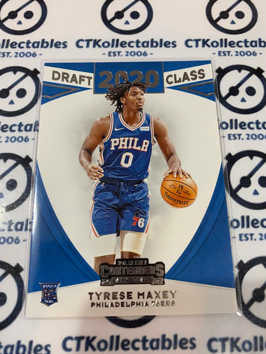 2020-21 NBA Contenders 2020 Draft Class Tyrese Maxey #26 76Ers