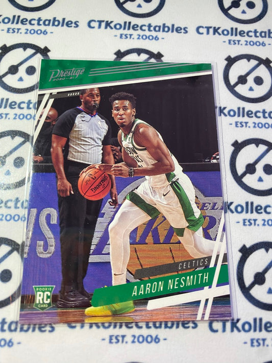 2020-21 NBA Panini Chronicles Prestige Aaron Nesmith rookie card RC #67 Celtics