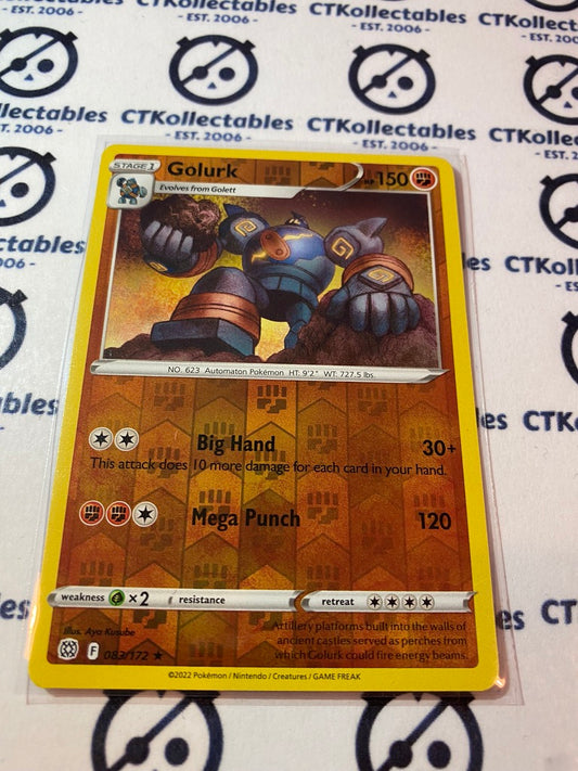 Golurk #083/172 Reverse Holo Pokémon Card Brilliant Stars