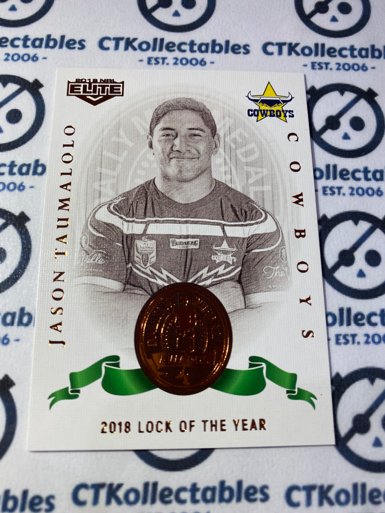 2019 NRL Elite DalyM Jason Taumalolo DM07/18 Cowboys