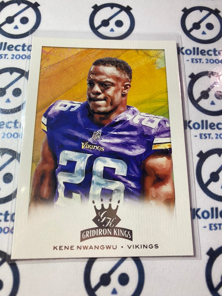 2021 NFL Chronicles Gridiron Kings Kene Nwangwu Rookie Card #GK-20 Vikings