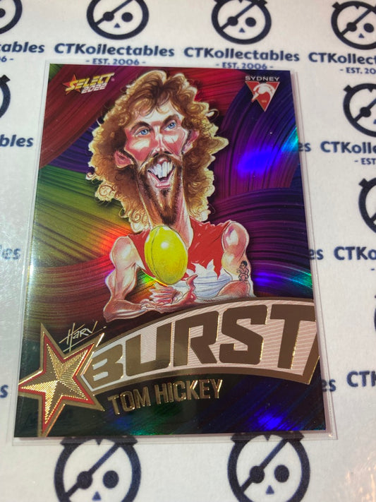 2022 AFL Footy Stars Starburst Paint - Tom Hickey SBP63