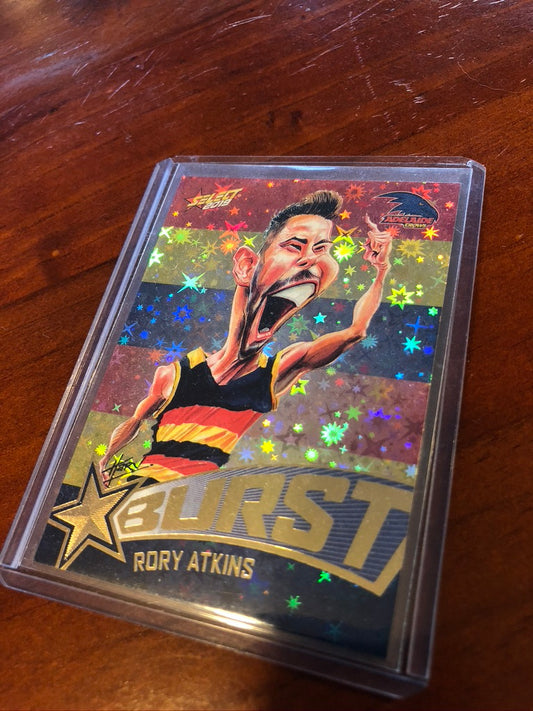2019 AFL footy stars Rory Atkins Starburst Caricature SBTC1