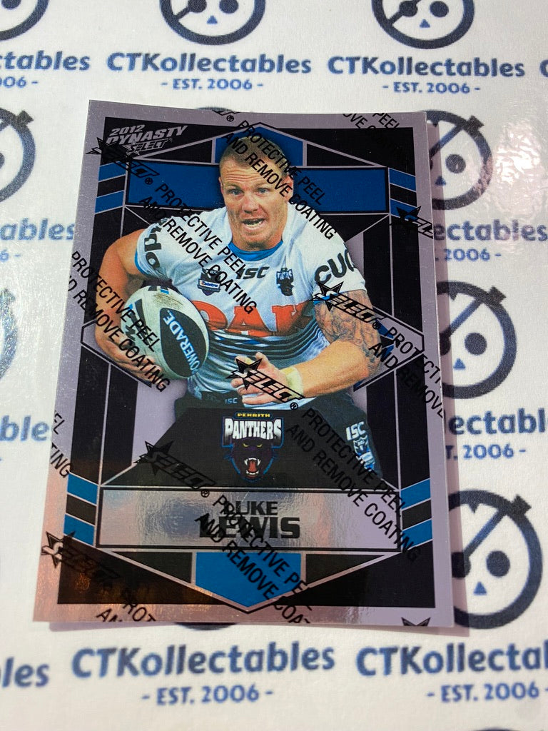 2012 NRL Select Dynasty Silver Parallel #SP131 Luke Lewis Panthers