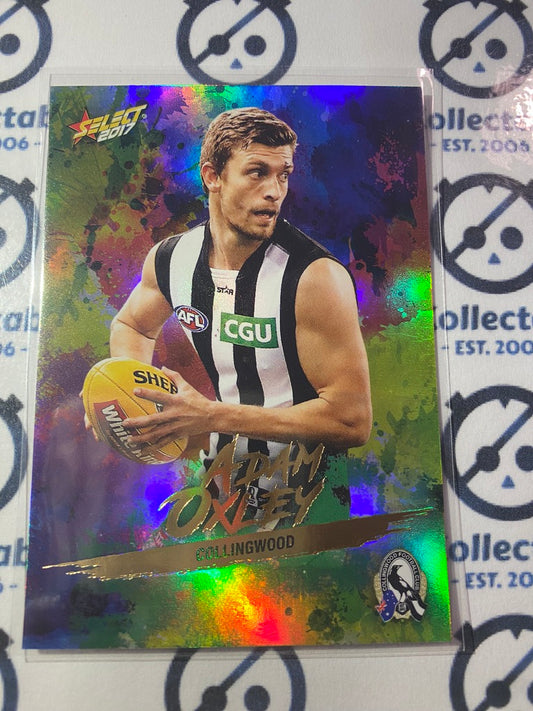 2017 AFL Select Footy Stars Holofoil - #HF33 Adam Oxley Magpies