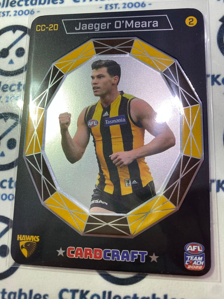 2022 AFL Teamcoach Card Craft Cheering - Jaeger O'Meara CC-20