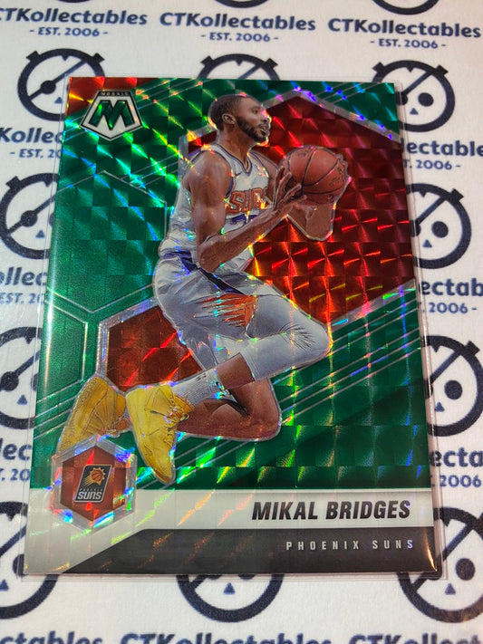 2020-21 NBA Mosaic Mikal Bridges Green Prizm #174 Suns