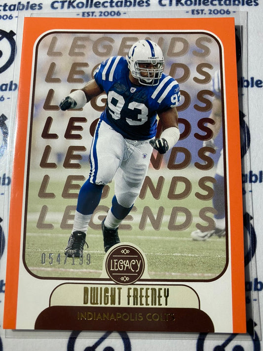 2021 NFL Panini Legacy Dwight Freeney #054/199 Legends Orange #140 Colts