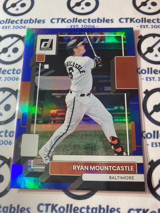 2022 Panini Donruss Baseball Ryan Mountcastle Blue Foil #177 Baltimore
