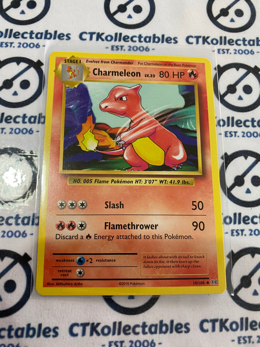Charmeleon #10/108 Base Pokémon Card XY EVOLUTIONS