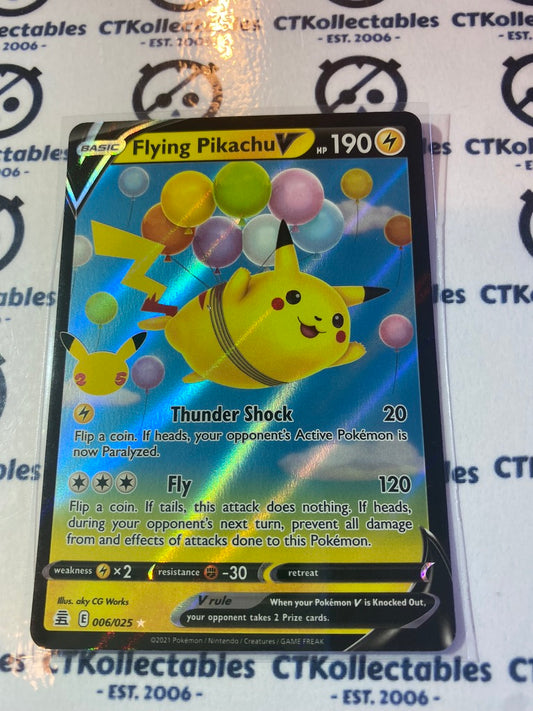 Flying Pikachu V #006/025 Pokemon Celebrations 25th Anniversary