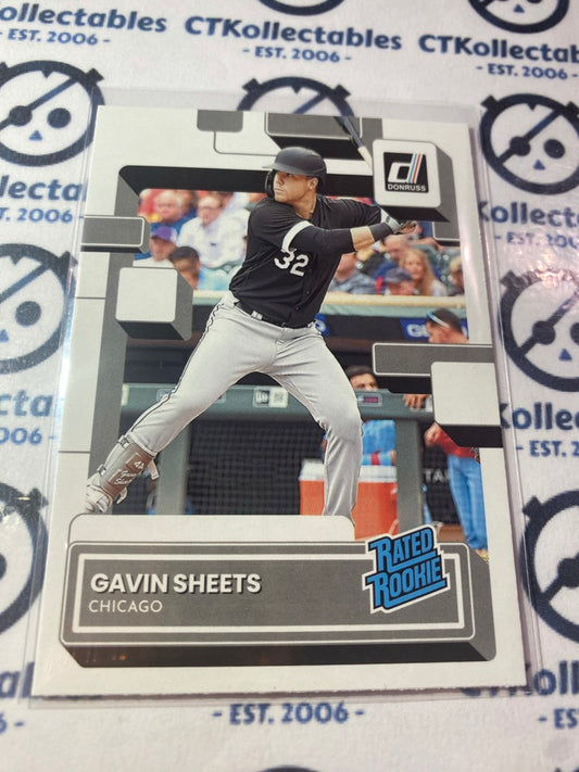 2022 Panini Donruss Baseball Rated Rookie #35 Gavin Sheets Chicago