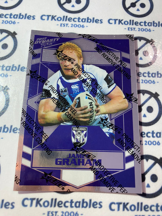 2012 NRL Select Dynasty Silver Parallel #SP33 James Graham Bulldogs