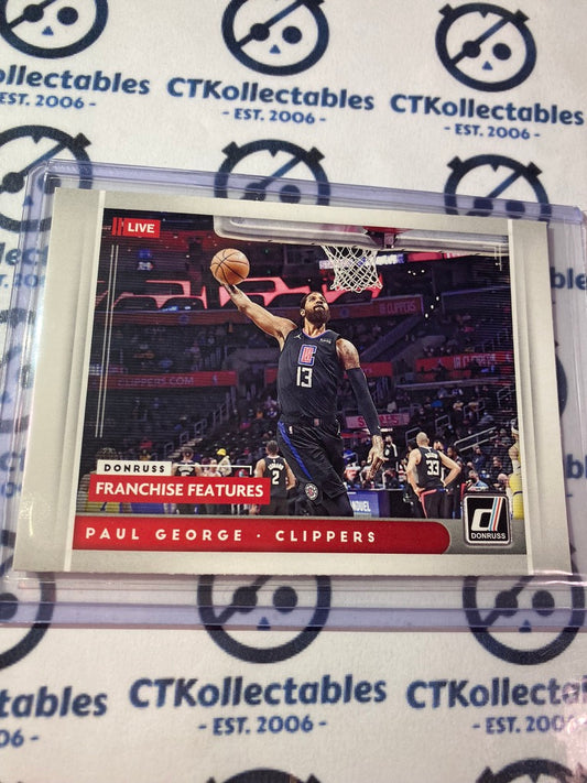 2021-22 NBA Donruss Paul George Franchise Features #10 Clippers