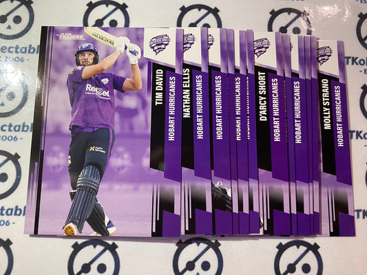 2022/2023 TLA Cricket Traders Hobart Hurricanes 12 common card set