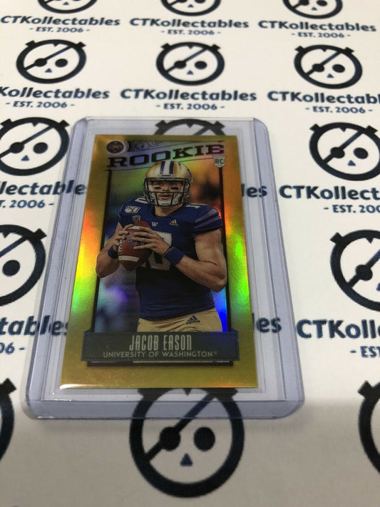 2020 NFL Legacy Jacob Eason “Rookie” Gold Premium Chrome Mini #02/25 Colts