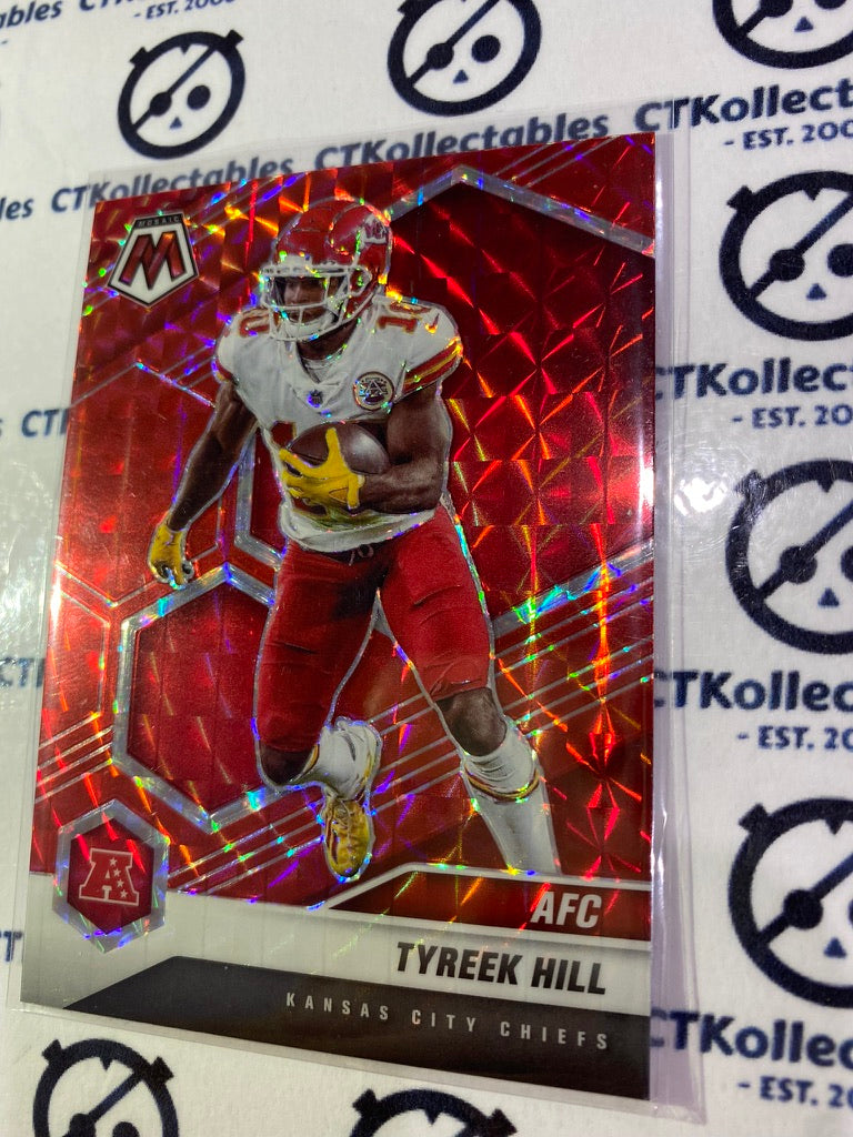 2021 Panini NFL Mosaic Tyreek Hill Red Prizm #238 Chiefs