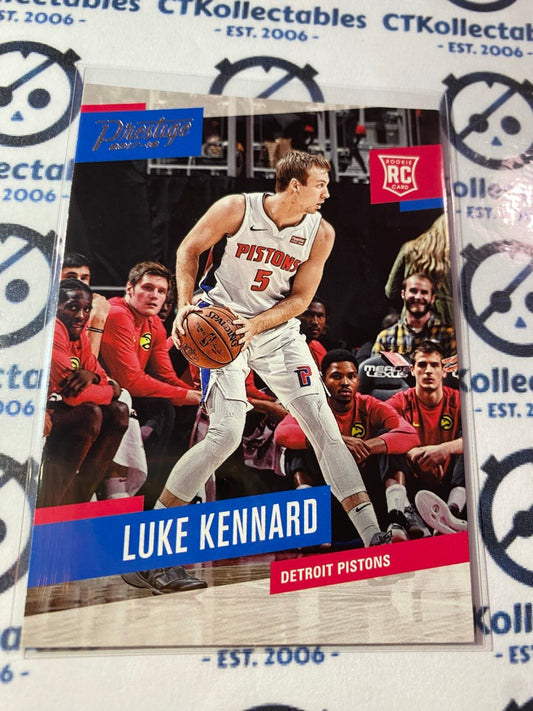 2017-18 Panini NBA Prestige Luke Kennard rookie card RC #162 Pistons