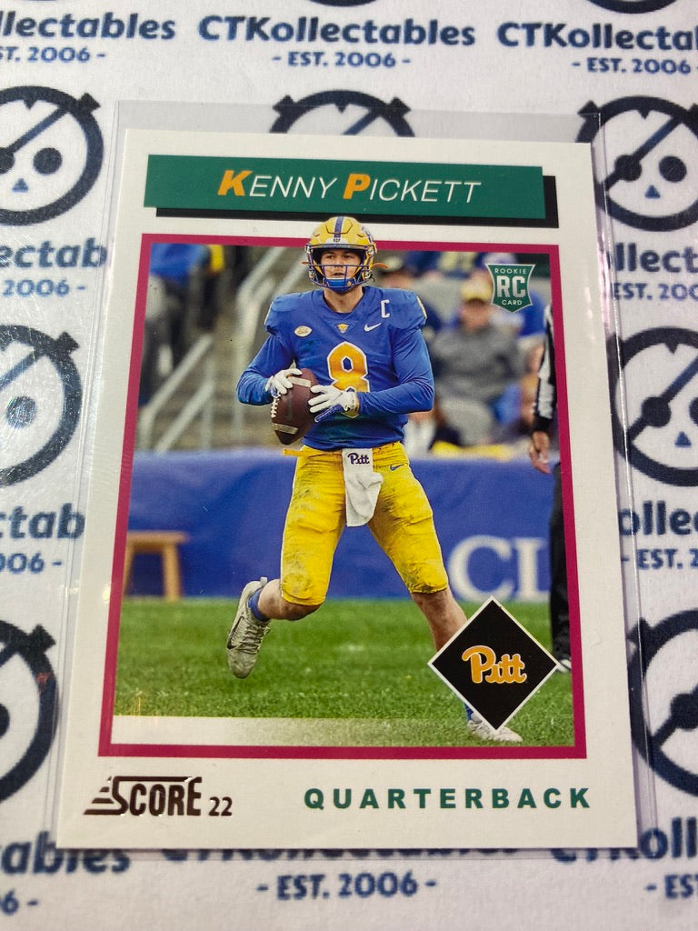 2022 NFL Panini Score Kenny Pickett 1992 Throwback #TB1 Steelers