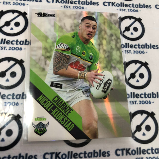 2021 NRL Traders Pearl Special Parallel PS015 Charnze Nicoll-Klokstad