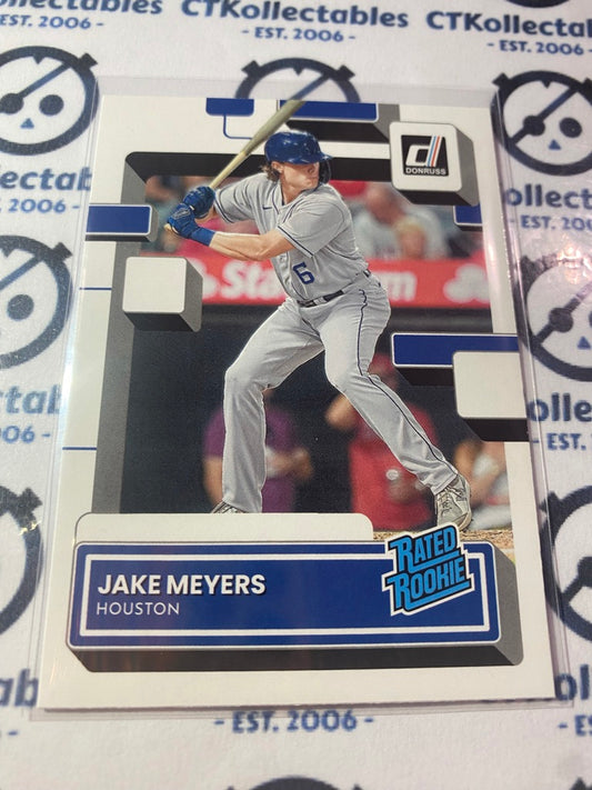 2022 Panini Donruss Baseball Rated Rookie #47 Jake Myers Houston