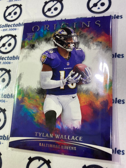 2021 NFL Origins Tylan Wallace rookie RC #124 RC Ravens
