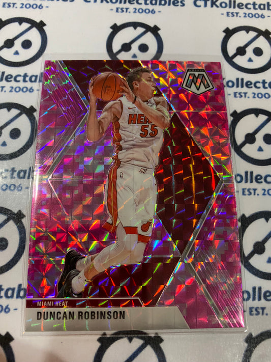 2019-20 Panini Mosaic Duncan Robinson Pink Prizm #170 Heat