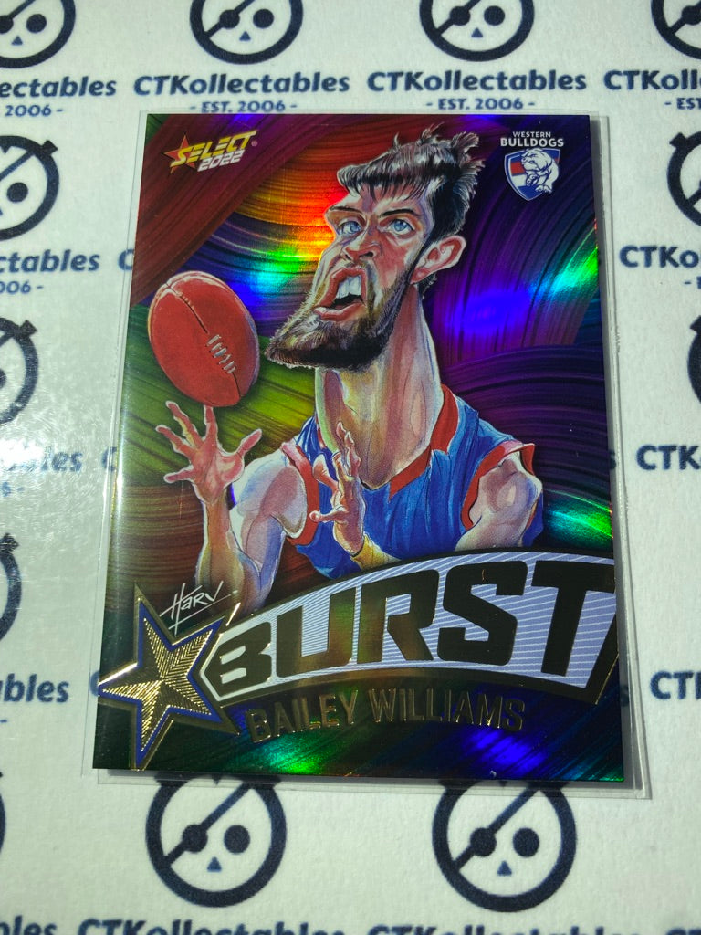 2022 AFL Footy Stars Starburst Paint - Bailey Williams SBP72