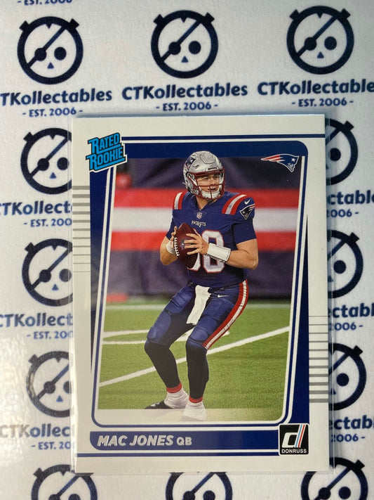 2021 NFL Donruss Rated Rookie Mac Jones RC #255 Patriots QB