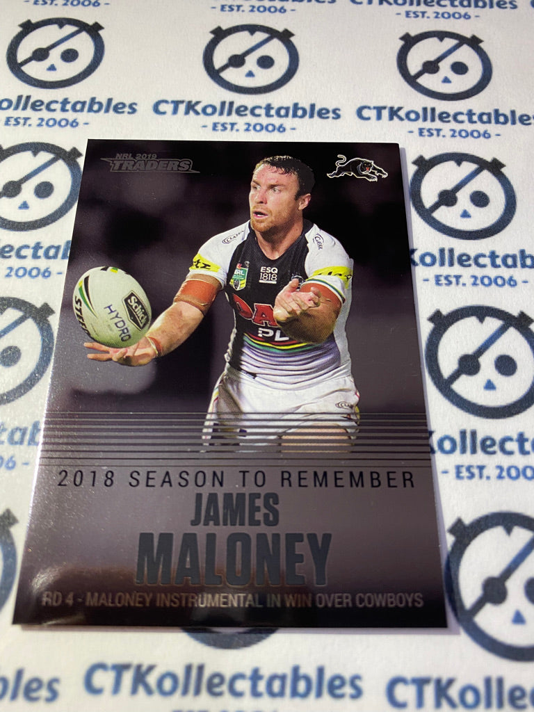 2019 NRL Traders Season To Remember James Maloney SR31 Panthers