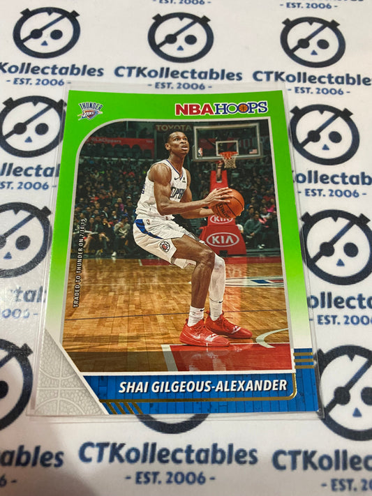 2019-20 NBA Hoops Neon Green Shai Gilgeous-Alexander #80 Thunder