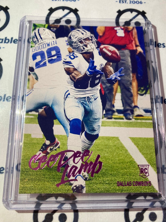 2020 NFL Chronicles Luminance CeeDee Lamb Pink RC #206