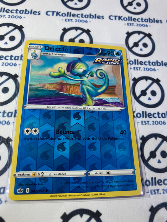 Drizzile Reverse Holo #042/198 Pokémon Card Chilling Reign