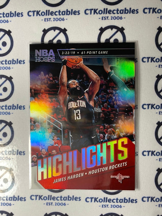 2019-20 PANINI HOOPS James Harden Holo "highlights" #1