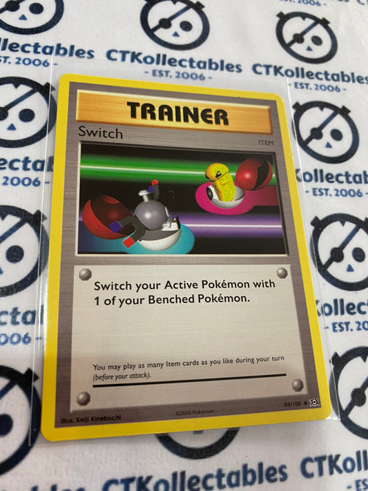 Switch #88/108 Base Pokémon Card XY EVOLUTIONS