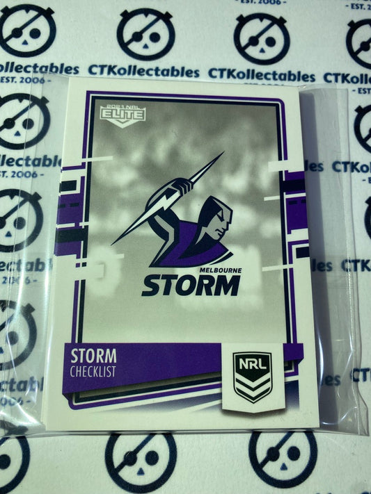 2021 NRL Elite Melbourne Storm base team set