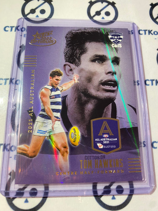 2022 AFL Optimum Tom Hawkins All Australian Metal #06/80 Cats #AAL11 LOW ##