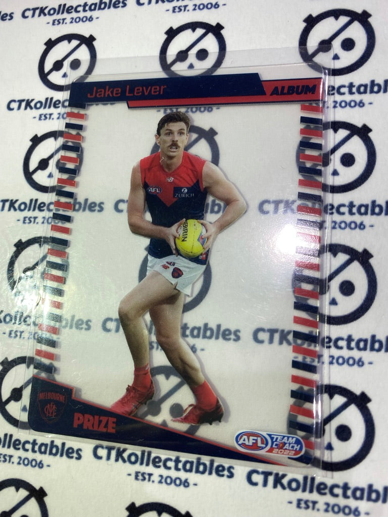 2022 AFL Teamcoach Prize Album card Melbourne Demons- Jake Lever