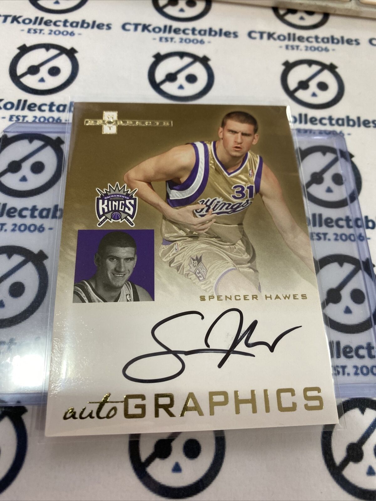 2007/08 Fleer Hot Prospects Spencer Hawes Autographics #AU-sh